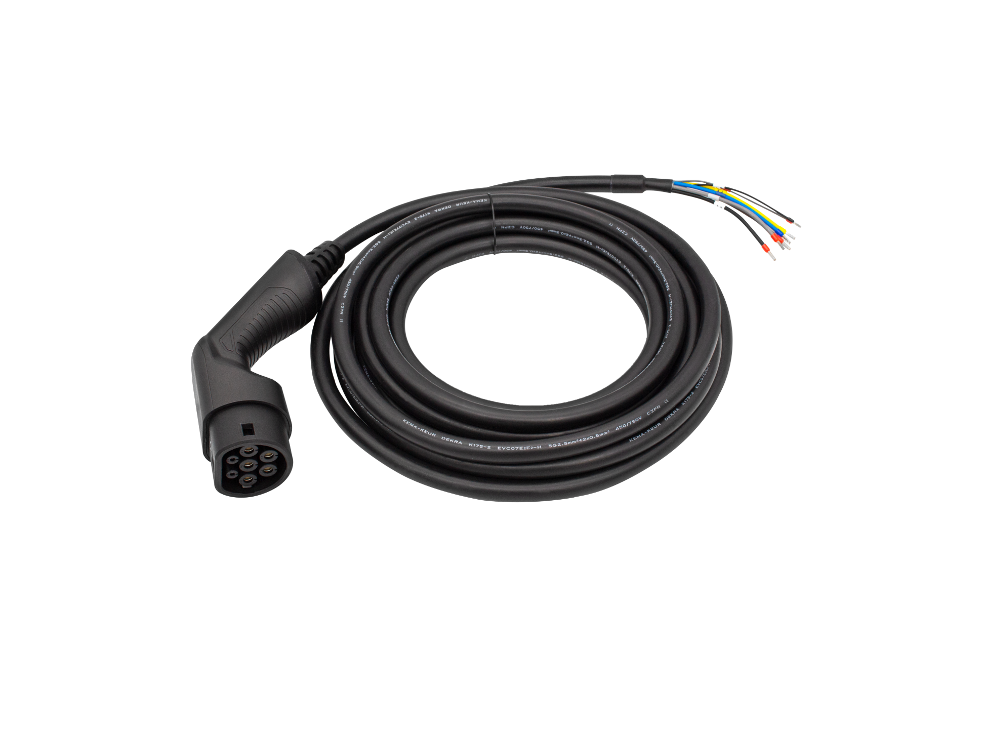 SMARTFOX Ladekabel 3phasig, 7m, Typ 2